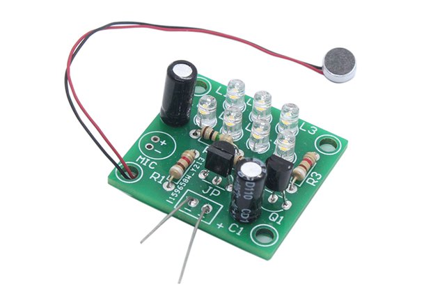 DIY Kit Sound Control LED Flashing Melody Light