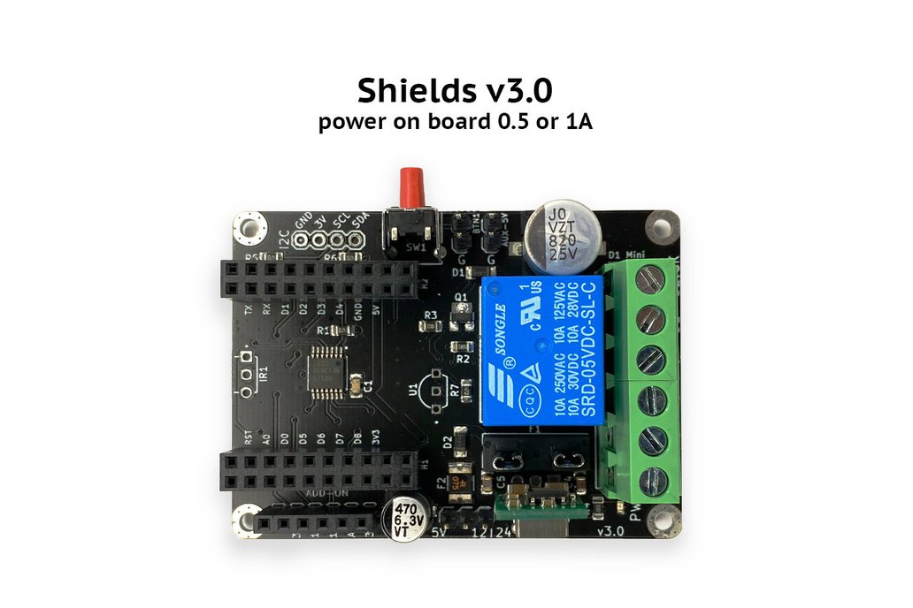 WLED shield board for addressable LEDs 1
