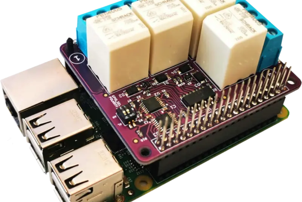 AQEX qReCon quality relay HAT @Raspberry Pi