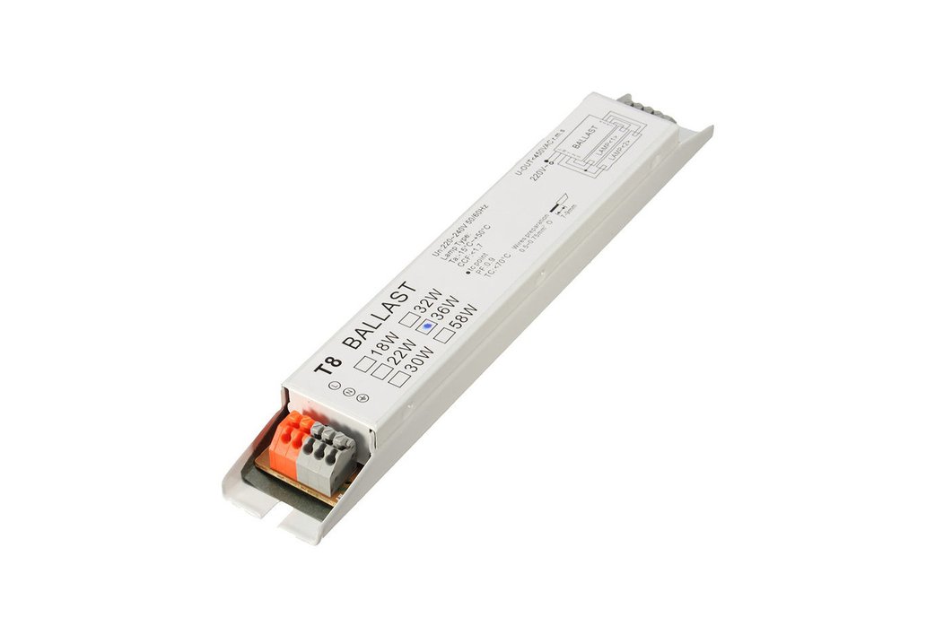 AC 220-240V 2x36W Wide Voltage T8 Electronic 1