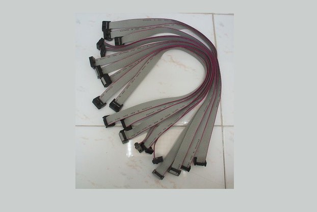 100mil 10pin 2x5 IDC flat cable