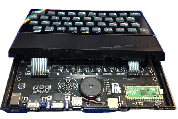 PICOZX motherboard for ZX Spectrum original case