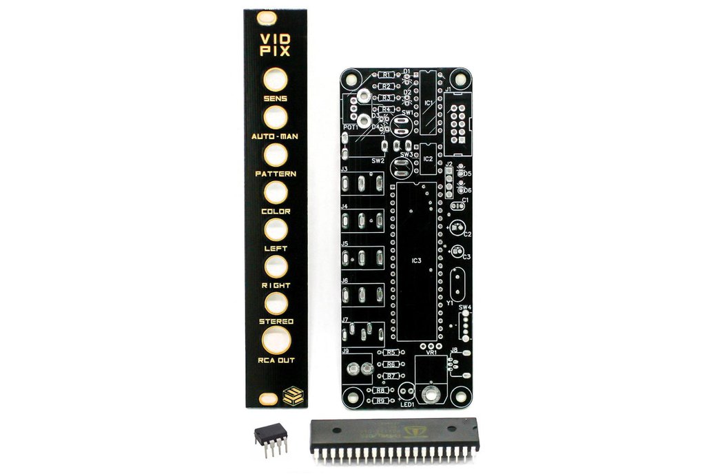 VID PIX - Eurorack Video Synth PCB, Panel and ICs 1