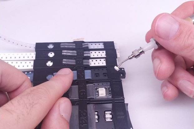 Interchangeable SMD tape holders for Pick & Place