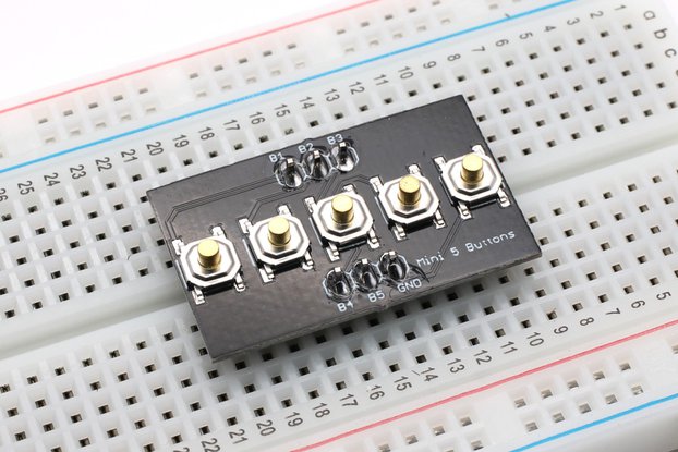 Mini 5 Tactile Buttons Breakout Board