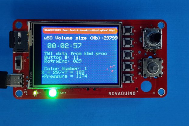 Novaduino® 2.4" TFT Display - Arduino Feather Wing