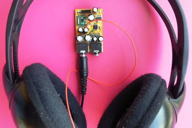 Arduino controlled tiny FM radio - audio  mixer
