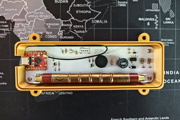 WiFi IoT Geiger Counter - ESPHome - Home Assistant