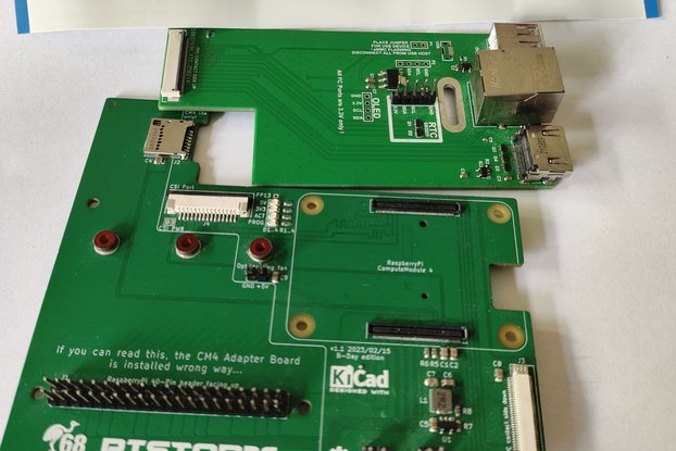 PiStorm32 CM4 Adapter / IO Boards + Flex Cable