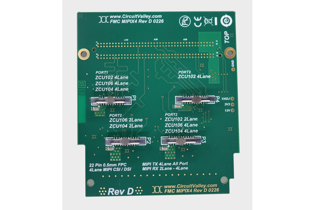 FPGA FMC MIPI Camera x4 Breakout Board FMC LPC 1