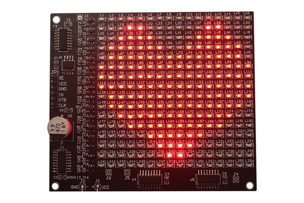 SMD 0805 Red LED Display DIY Kits