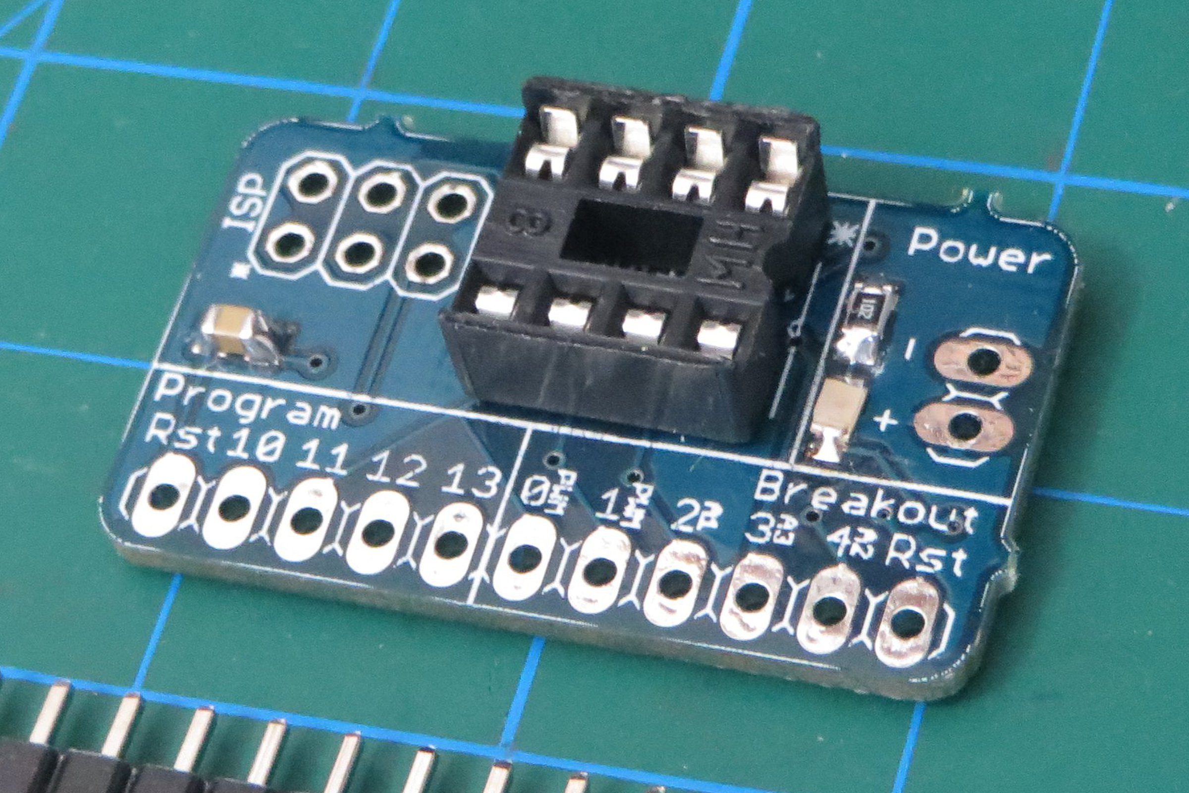 Attiny85 Programmer Breakout Board 1 Breakout Board Electronics Projects Breakouts