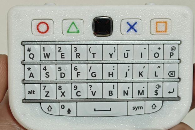 bb Q10 BLE&USB KeyboardV2_White