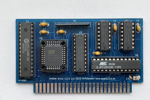 ProDOS NVRAM Drive 512kB v2.5 for Apple II