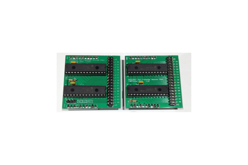 32 IO Expander Booster Pack PCB (MCP23S17) 1