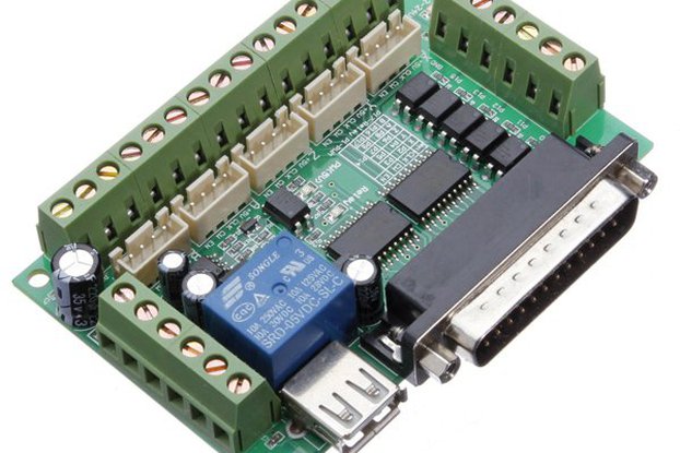5 Axis CNC Breakout Interface Board For Stepper