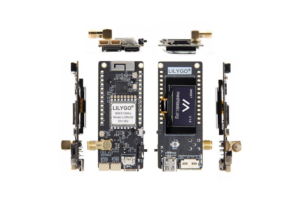 915MHz Meshtastic Kit: T3S3 S3 SX1262 1