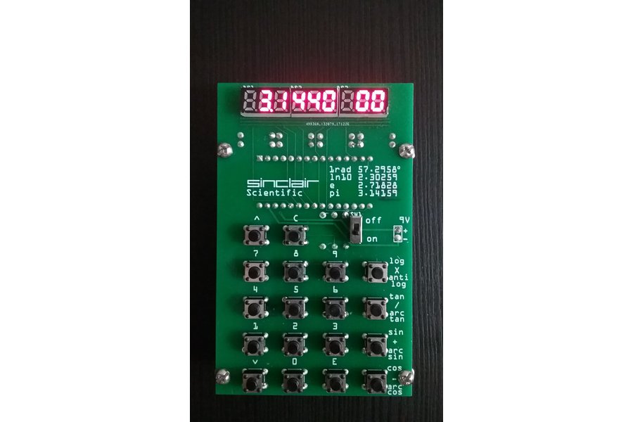 Sinclair Scientific Calculator Emulator from ArduinoEnigma on Tindie
