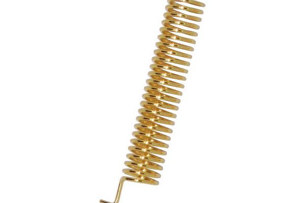 SW433-TH22 Gold plated spring antenna