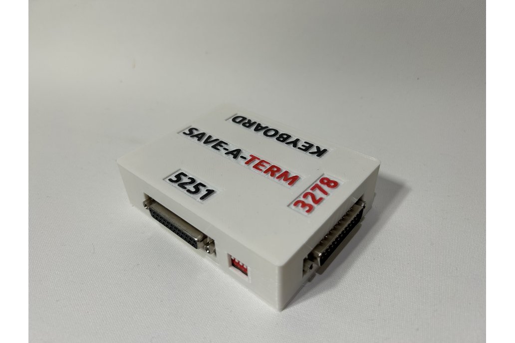 Save-a-Term keyboard adapter for IBM 5251/3278 1