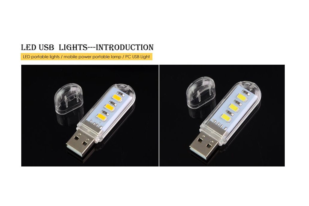 portable mini usb light led light