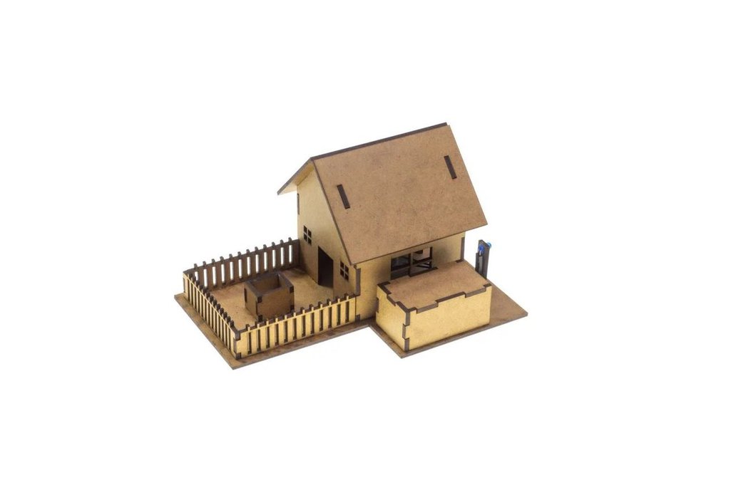 REX Woody Series D.I.Y Wooden House Set 1