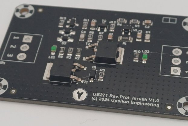 Power Supply reverse protection and inrush limiter