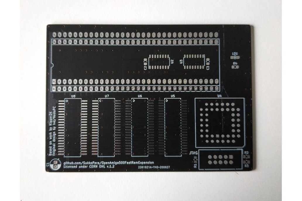 Army Brobrygge Faldgruber Open Amiga 500 Fast RAM Expansion by SukkoPera from Bob's Bits on Tindie