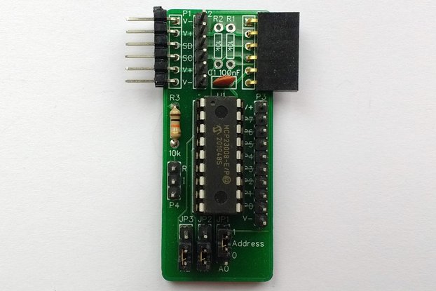 SC404 I2C Digital I/O Module Kit (MCP23008)