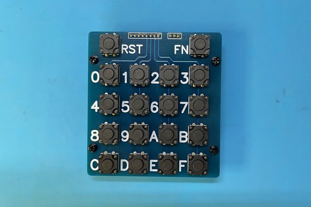 Hexadecimal Keypad 4x4 Matrix - Tactile Switch