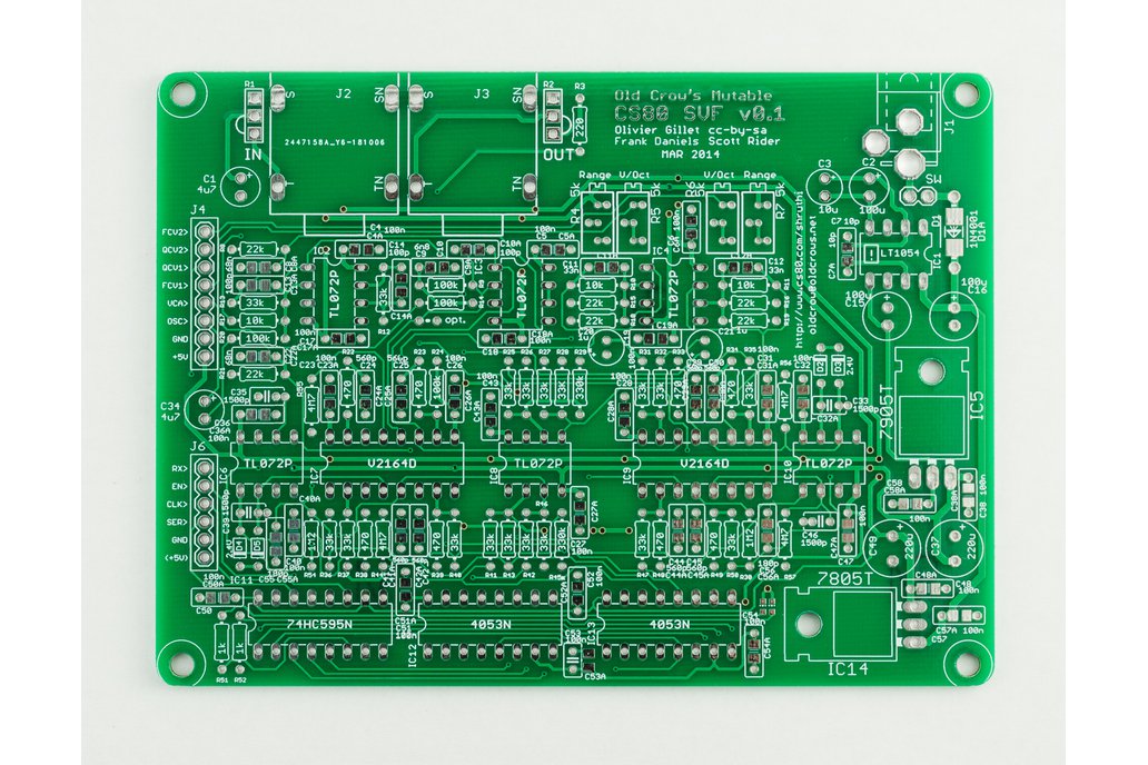 Shruthi Old Crow's CS-80 SVF Filter PCB 1