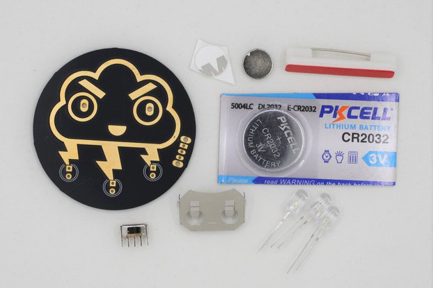 Angry Storm Cloud Soldering Kit
