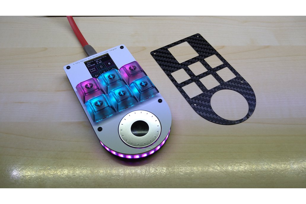 6 Key Macro Keypad with Rotary Encoder and Display 1