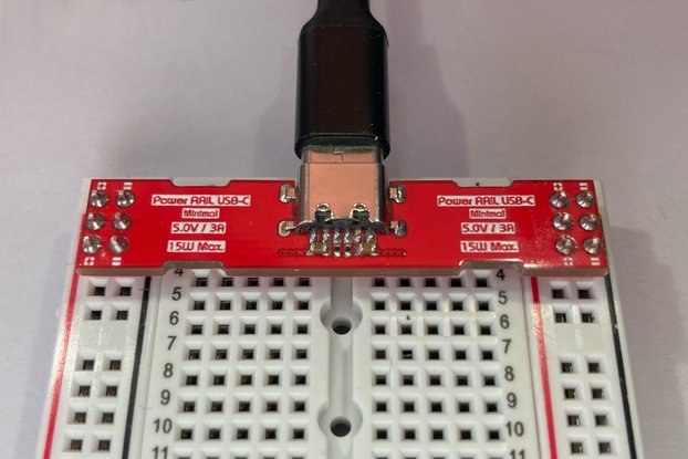 Power Supply Rail USB-C Mini Kit for Breadboard