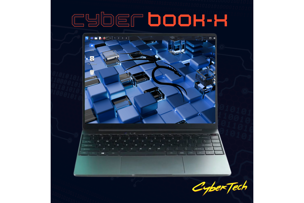 CyberBook X - Triple boot Windows, BlackArch, Kali 1
