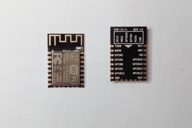 ESP 12F board with ESP8266 microcontroller 