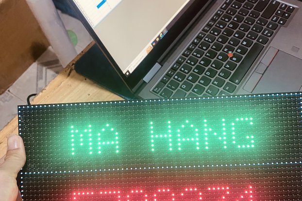 ESP32 Control Led P5 Indoor and Outdoor color RGB