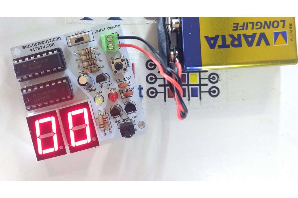 2 Digit Digital Object Counter module and Infrared 1