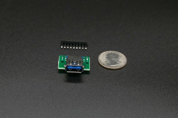 USB 3.0 Breakout Board with A Female Connector