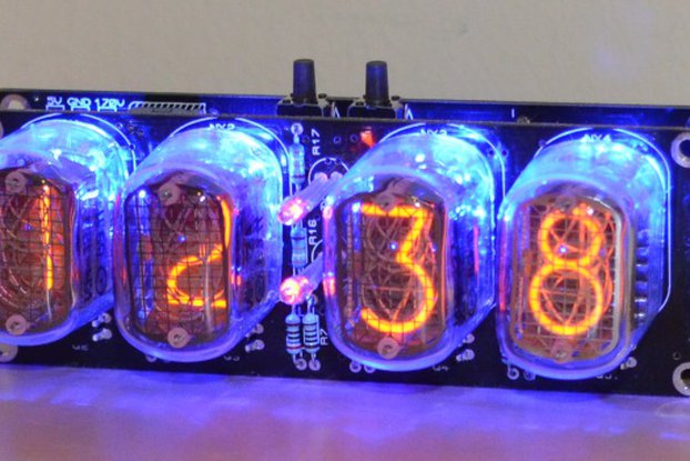Nixie Tube Clock Kit with IN-12 Tubes