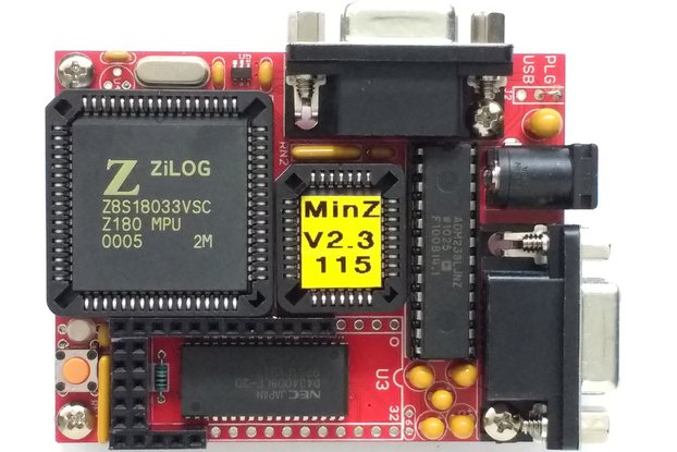 MinZ - Z180 System with 512 KB at 33/36 MHz