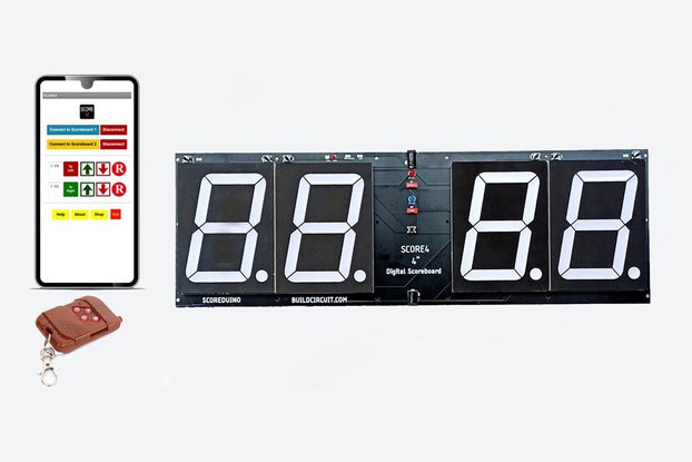 RF and Android Controlled Digital Scoreboard-4"