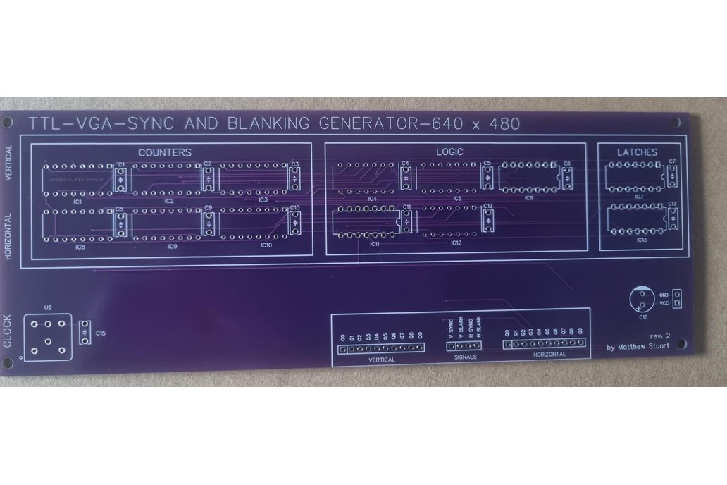 640 x 480 VGA signal generator 1