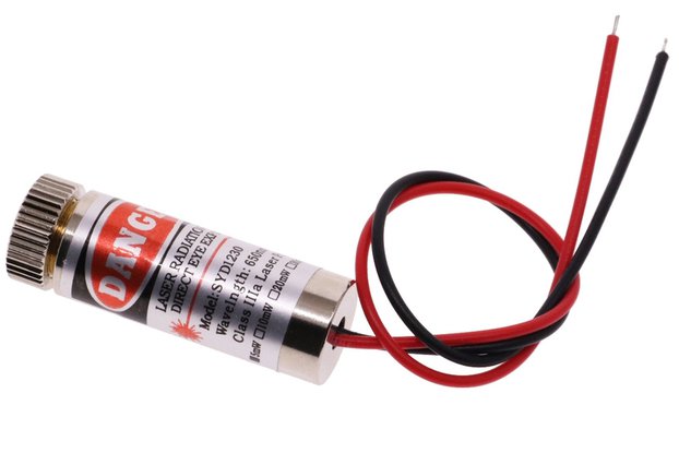 Lasermodul LM3512 650nm red 5mW - 3-5V focusable