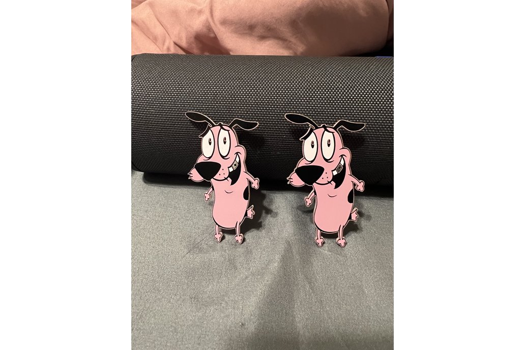 Pink Dog Pin 1