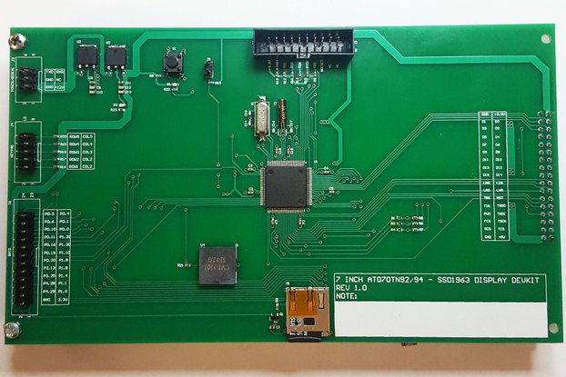 LPC1768 Development board for 7" SSD1963 display