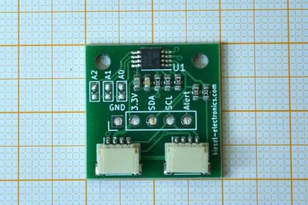 MCP9808 I2C precision temperature sensor
