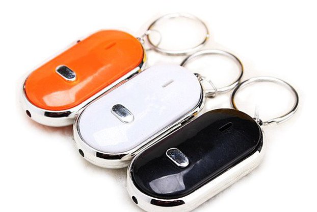 Key fob chain with sound LED 