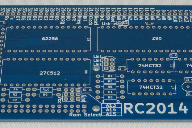 RC2014 Mini 1.0 PCB