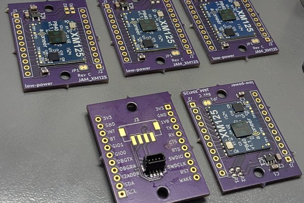 JAM_XM125 PCR breakout board